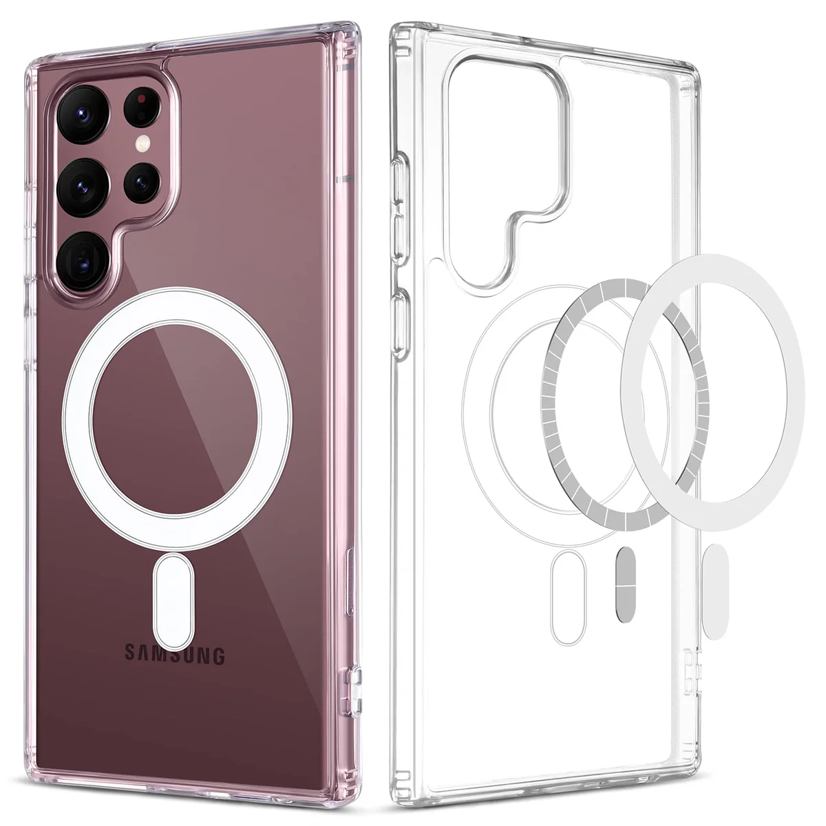 Galaxy S25/S24 Crystal Clear Case w/MagSafe