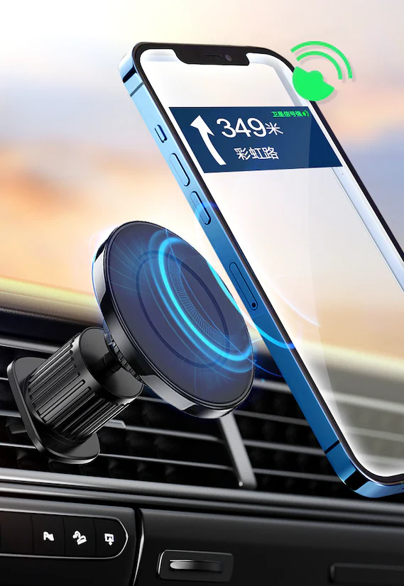 2-in-1 Car Magnetic Phone Mount