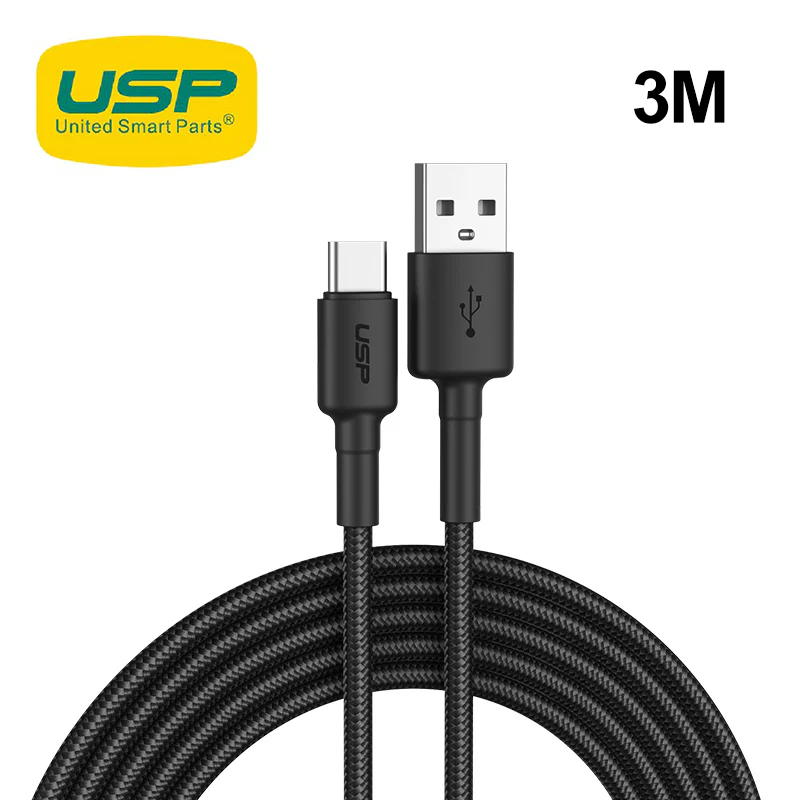 [3002] BoostUp USB-A to USB-C Cafule Fast-Charging Cable 3M