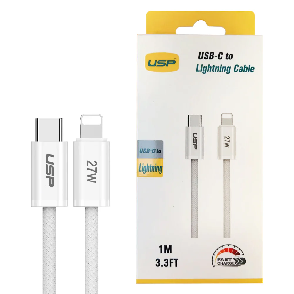 [3007] BoostUp USB-C to Lightning 27W Braided Fast-Charging Cable 1M