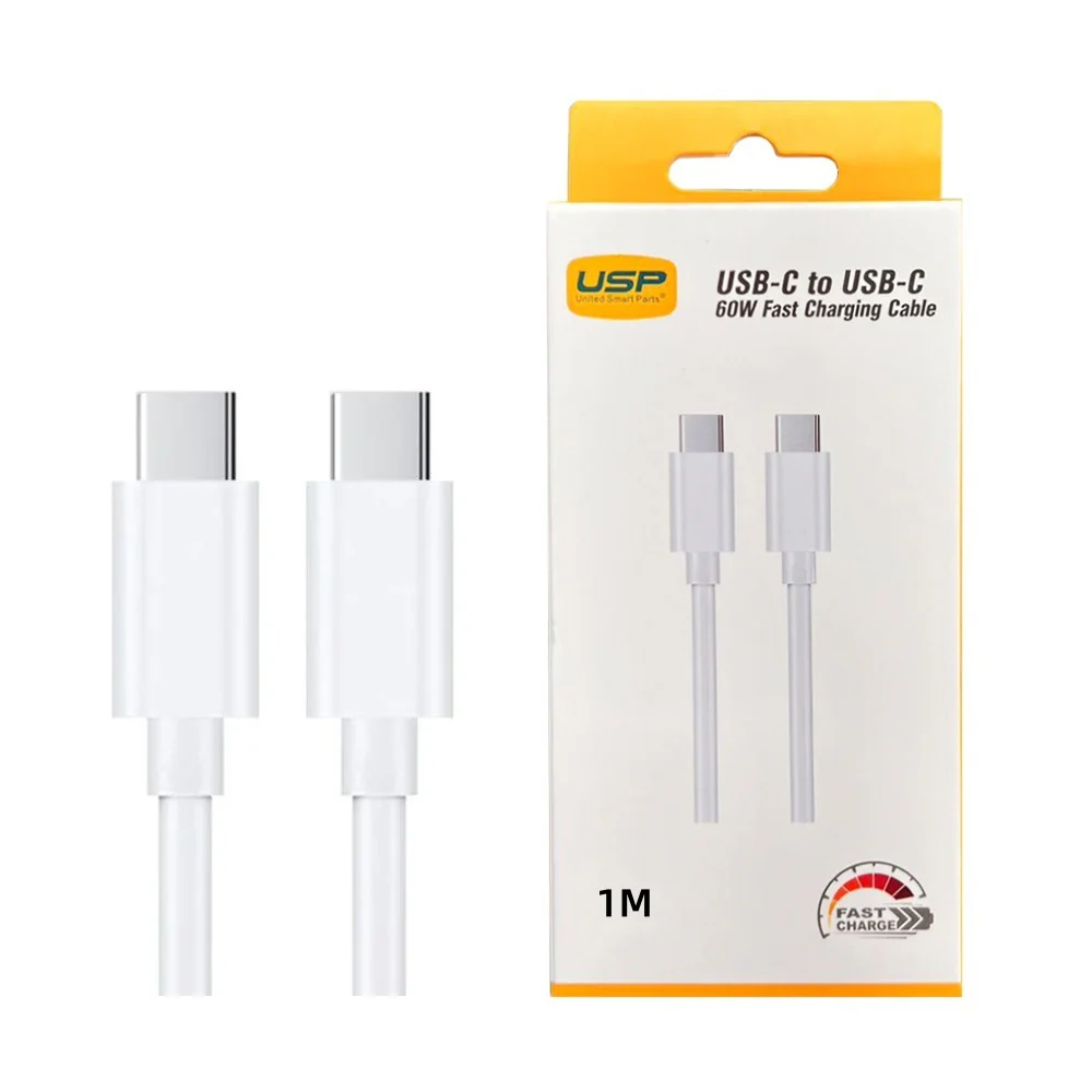 USB-C to USB-C 60W Fast-Charging Cable 1M
