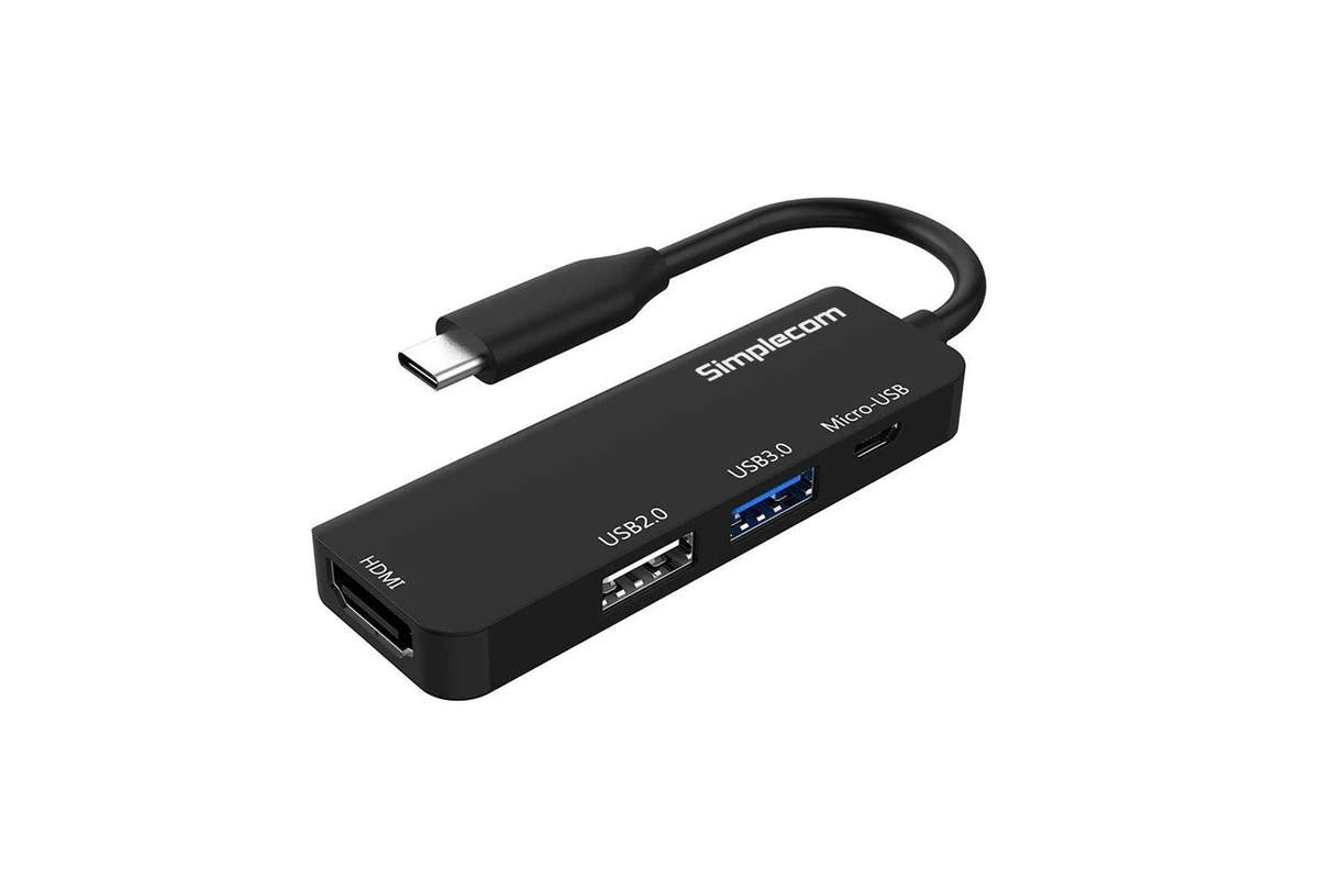 [3027] Simplecom USB Type C to HDMI 4in1 Hub