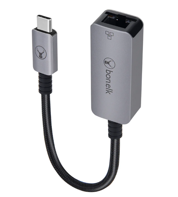 [3032] Bonelk USB-C to Gigabit Ethernet Adapter