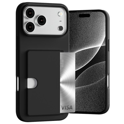 [1146] IPhone 17 Pro Mercury Goospery Rail 2 Card Holder Case Cover